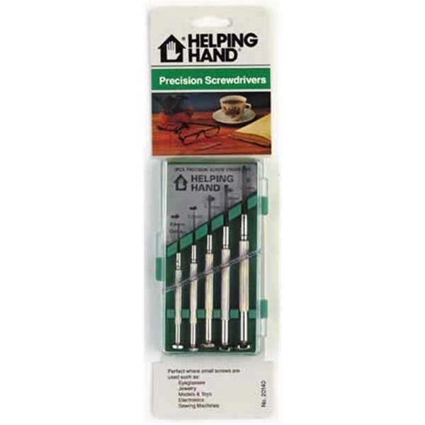 Helping Hand Company Usa Helping Hands 5 Piece Jewelers Screwdriver Set 20140 - Pack of 3 20140